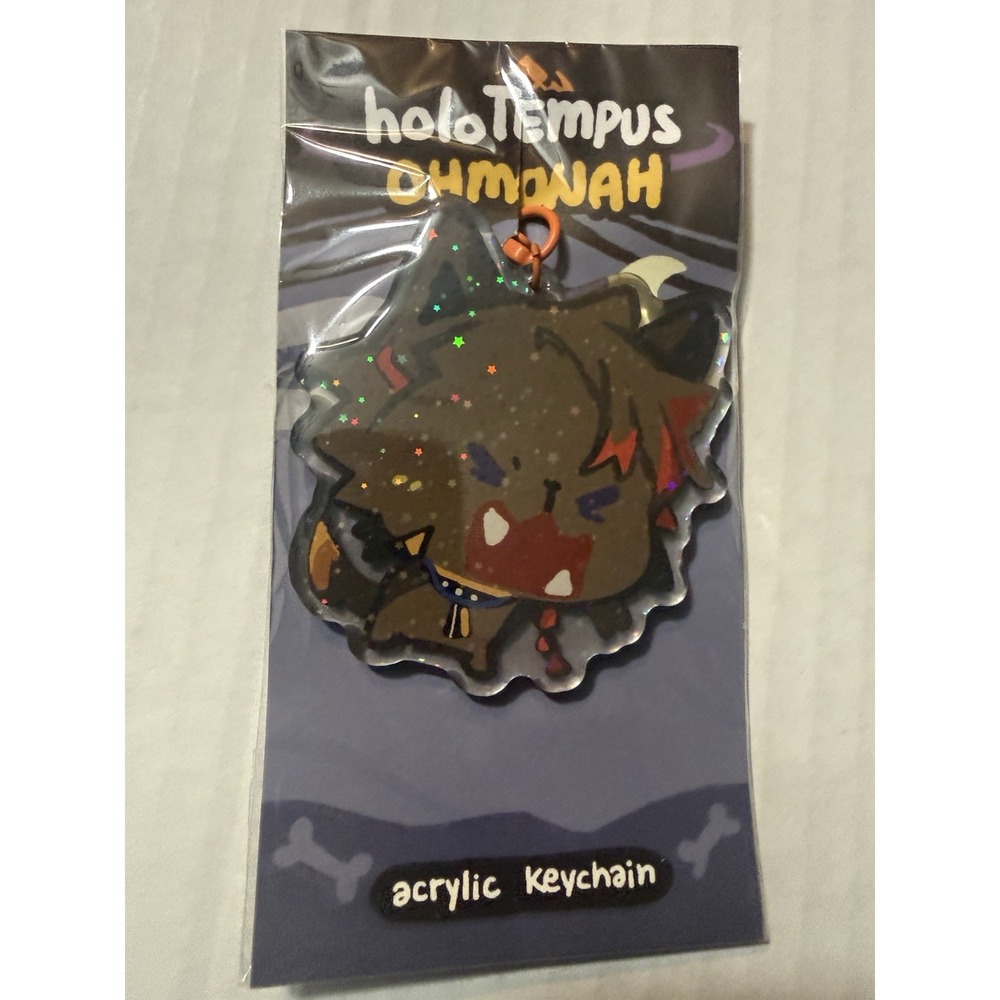Ohmonah x HoloTempus Axel Syrios Acrylic Keychain Hololive English NEW